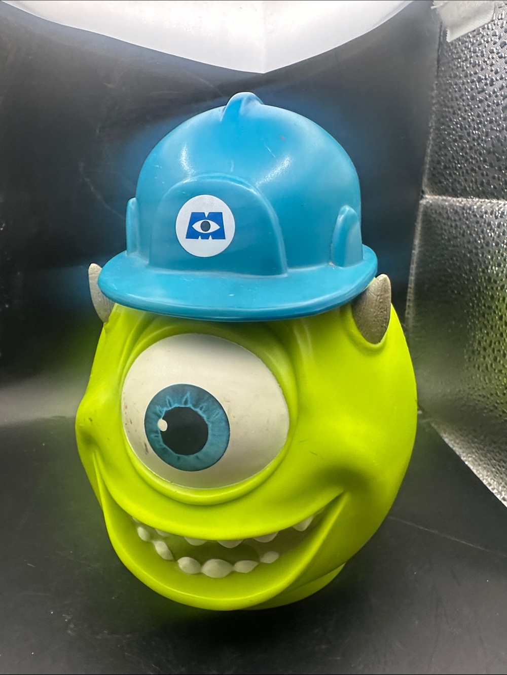 Mike Wazowski Green & Blue Hard Hat Figure - Kids Toy